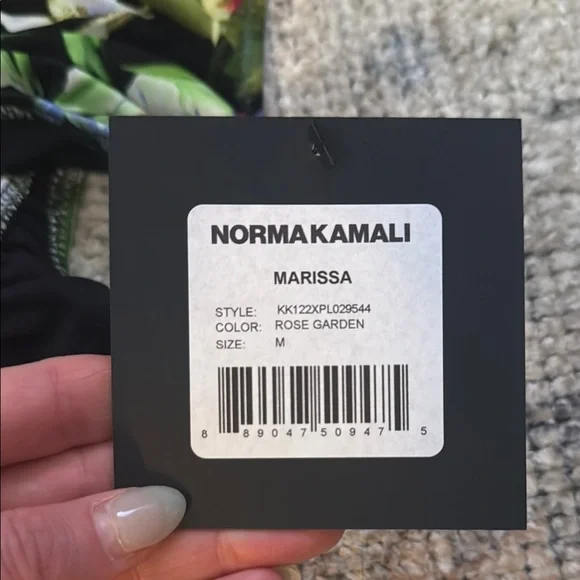 NWT Norma Kamali Women's Rose Garden Marissa One-Piece Size Medium Swimsuit - Picture 9 of 14